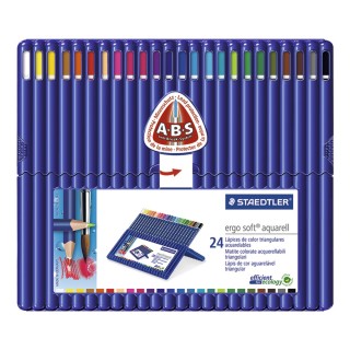 STAEDTLER LÁPIS COR ERGOSOFT AQUARELL 24 CORES STAEDTLER LÁPIS COR ERGOSOFT AQUARELL 24 CORES